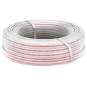 2x0.22 Hoparlör Kablosu Kordon Beyaz 100mt Poke Pk-1160