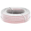 2x0.50 Hoparlör Kablosu Kordon Beyaz 100mt Poke Pk-1162