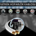 2x1.5 Hoparlör Kablosu Beyaz Kordon 100mt Poke Pk-1172