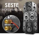 2x1.5 Hoparlör Kablosu Siyah Kordon 100mt Poke PK-1175