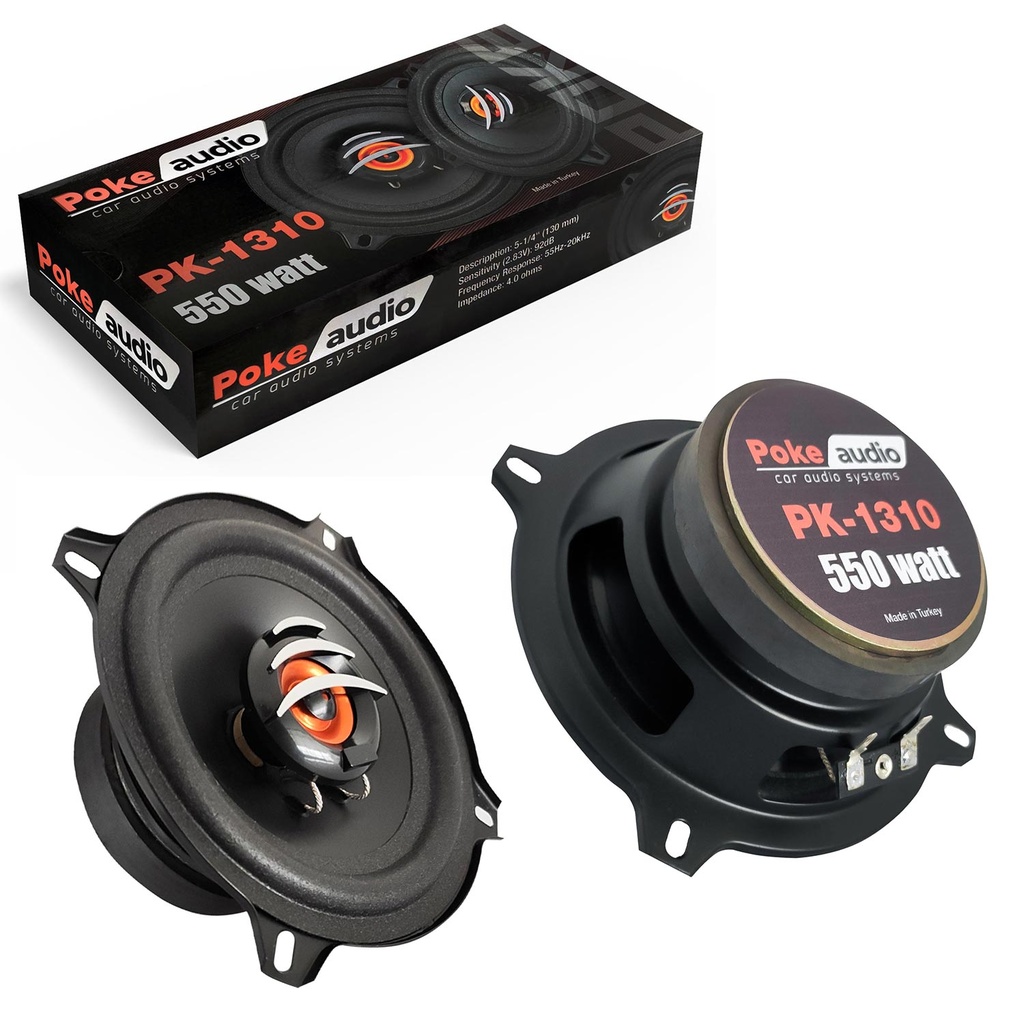 Oto Hoparlör 550w 13cm Tweeterli 2 Adet Poke PK-1310  