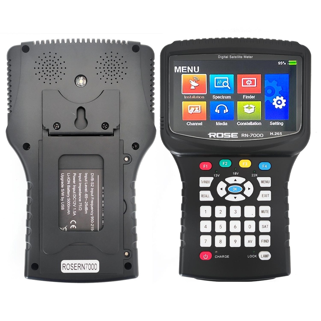 4.3'' Dijital Görüntülü HD Uydu Yön Bulucu Satfinder Fenerli Rose RN-7000