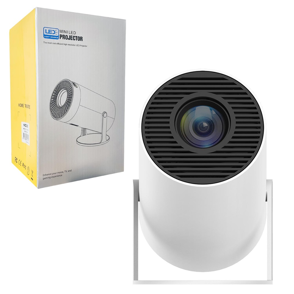 Projeksiyon Led Projektör Android 11 Ev Sineması 1G+8G Rose RP-720