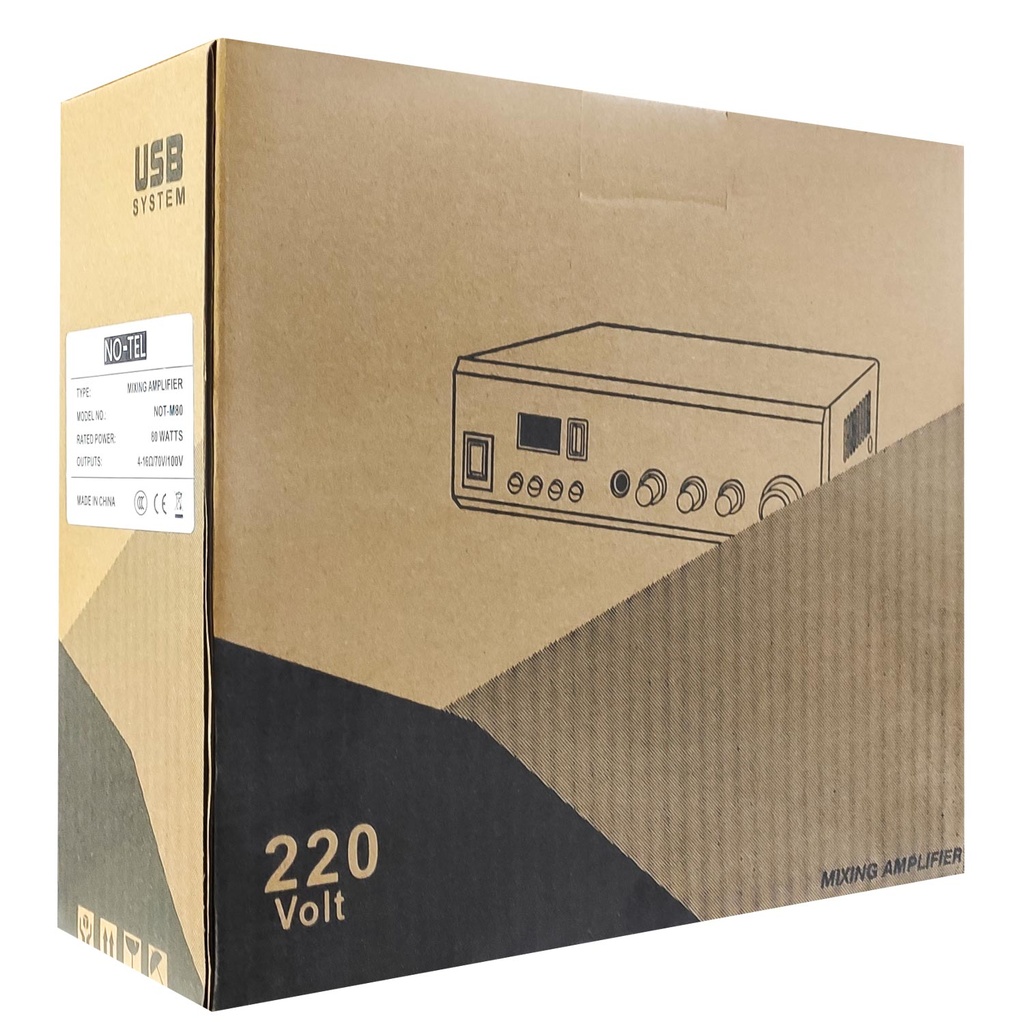 Anfi 80 Watt Bt Pc Mic Usb Sd Trafolu Notel NOT-M80