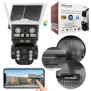 Smart Solar Kablosuz PTZ Akıllı Güvenlik Kamerası Starlight 3 Lens 6+5+5MP Gece Renkli Sesli Apronx APX-WP266OZ