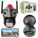 Kablosuz PTZ Akıllı Güvenlik Kamerası 3 Lens 9+5+5MP Gece Renkli Sesli Alarmlı Apronx APX-WPG490