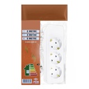 Üçlü Grup Priz 5mt Bakır PLX