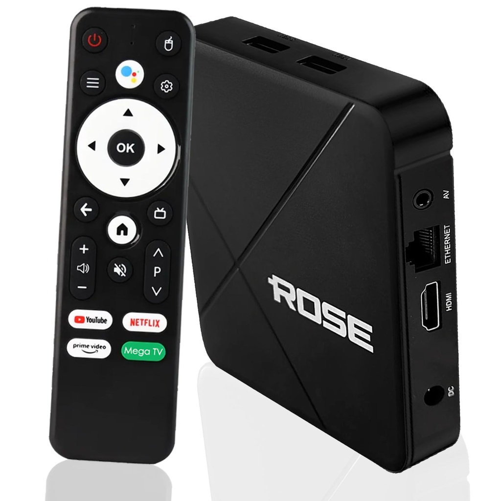 Android Tv Box Uydu Alıcı 4-32gb 6K Medya Player AI Rose RBOX-432