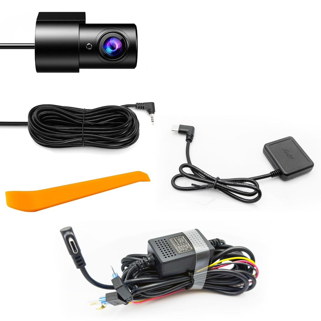 Wifi Araç İçi 3 Kamera GPS'li DVR Led Ekran Gece Renkli Sesli 4K+2K+1K Rose MR-46 GPS