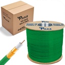 Anten Kablosu RG6/U4 1.02 80Tel Yeşil 300mt Poke PK-1049