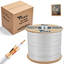 2+1 2x0.50 Tam Bakır CU CCTV Kamera Kablosu 500mt Poke PK-1321