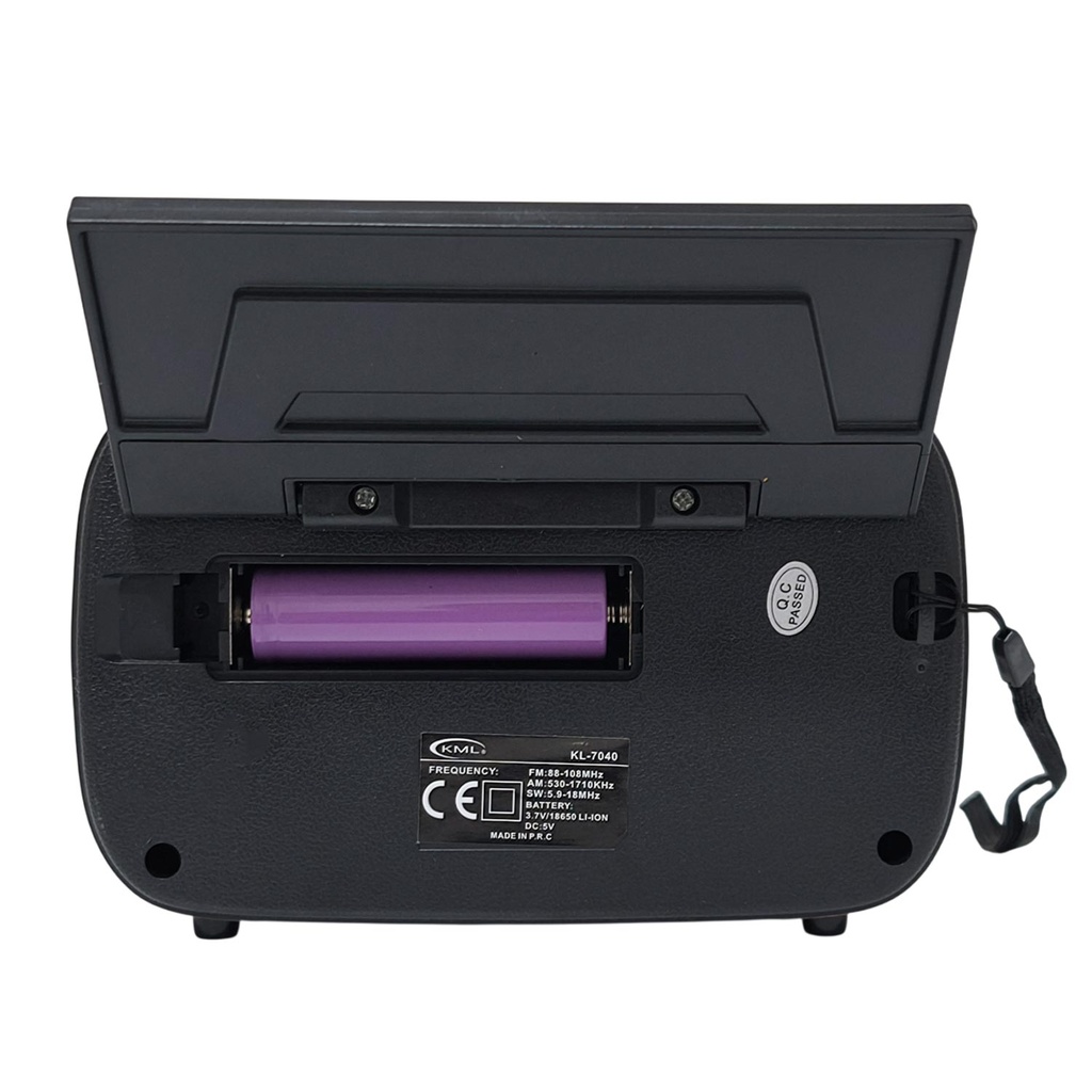 Nostalji Radyo Saatli Bluetooth Speaker Bass Fm Usb Sd KL-7040