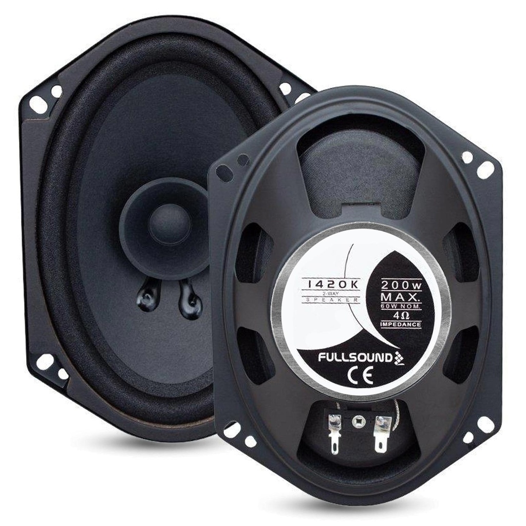 Oto Hoparlör Oval 5x7 200w 2Adet Ford Fiat Fullsound K-1420K