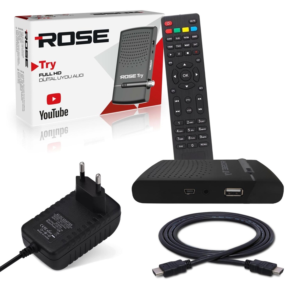 Mini Hd Uydu Display Youtube Rose TRY