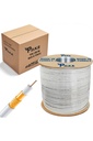 Anten Kablosu Gold RG6/U4 48Tel 500mt Poke PK-1355