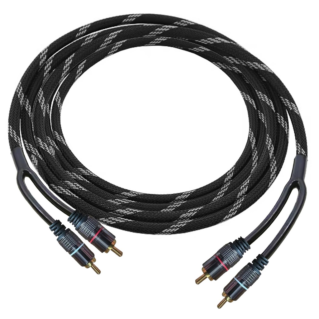 Oto Anfi Kablosu 2rca 2rca 5mt Audiomax SX-RCA5