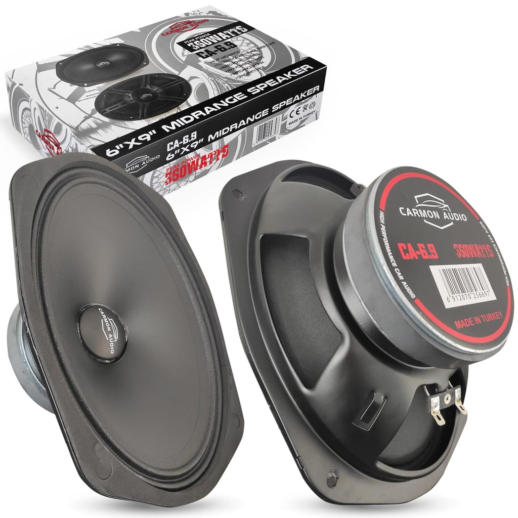 Oto Midrange 6X9 Oval 360w 2adet Carmon CA-6.9