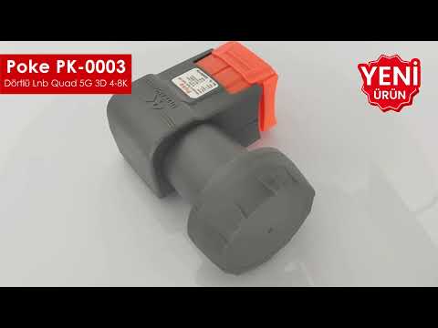 Dörtlü Lnb Quad Yeni 0.1DB 5G 3D 4-8K Poke PK-0003