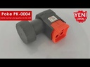 Dörtlü Santral Lnb Quattro Yeni 0.1DB 5G 3D 4-8K Poke PK-0004
