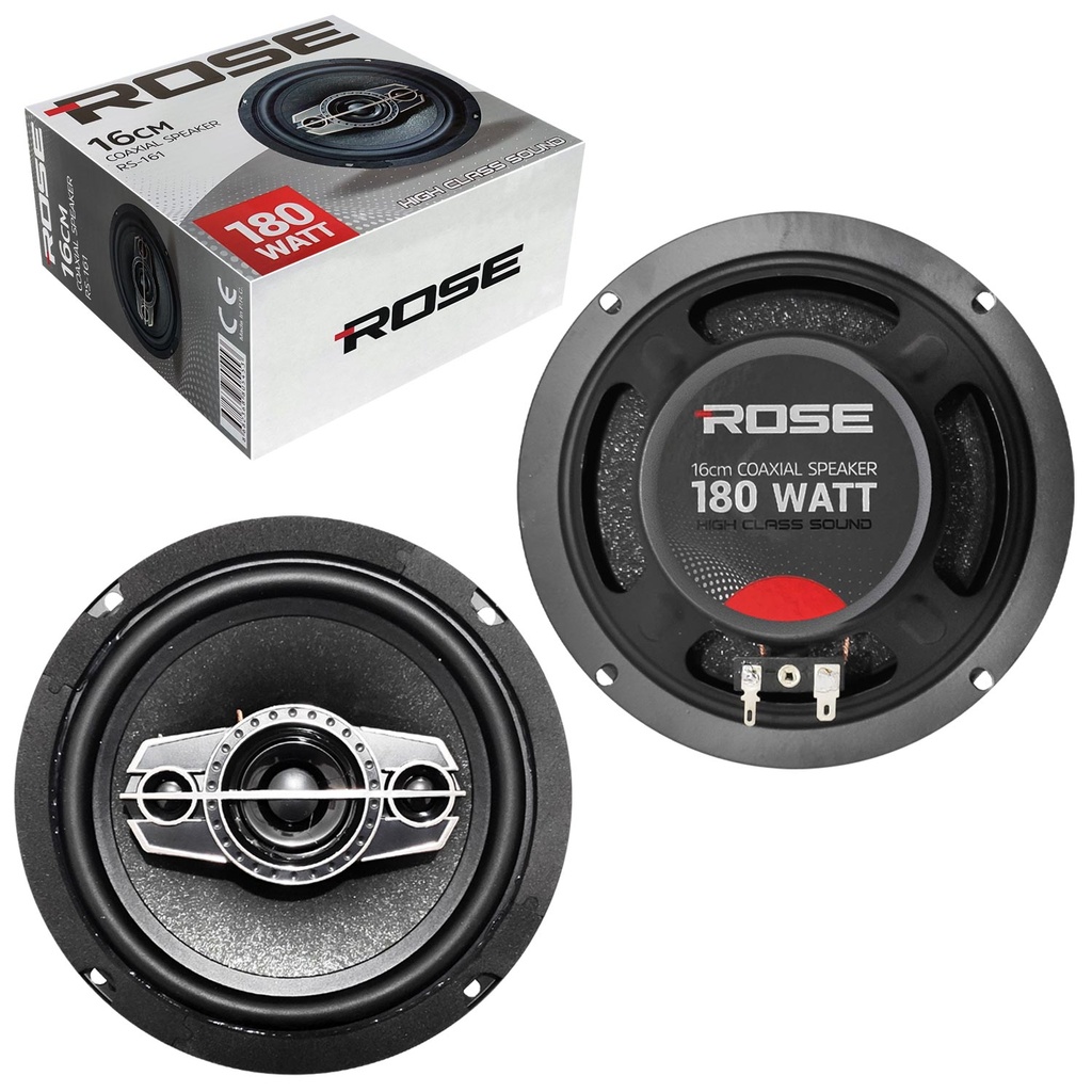 Oto Hoparlör 16cm Tweeterli 1 Adet Rose RS-161
