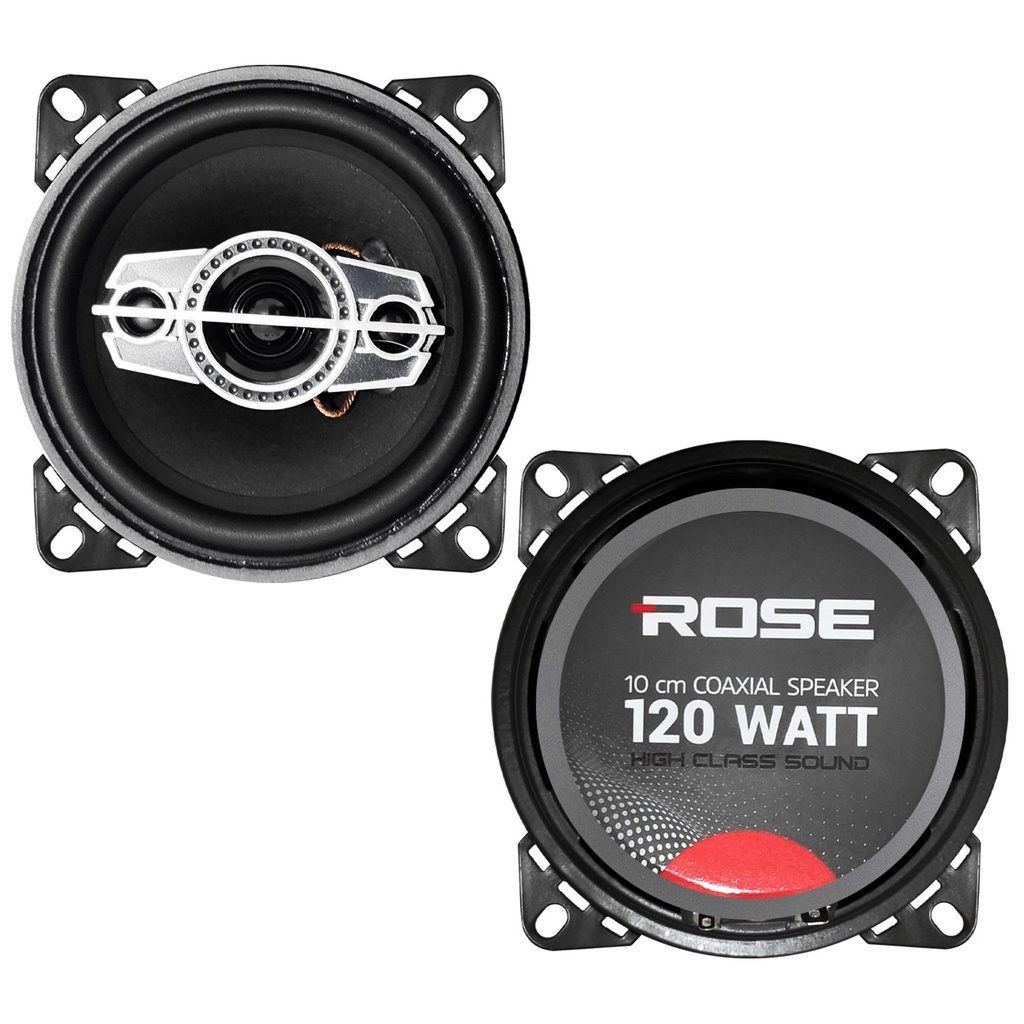 Oto Hoparlör 10cm Tweeterli 2 Adet Rose RS-100