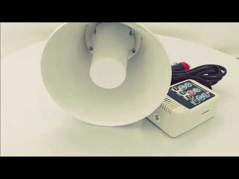 Pazarcı Horn Hoparlör Ses Kayıtlı Megafonlu USB SD 20w Tak Kullan Poke PK-8025