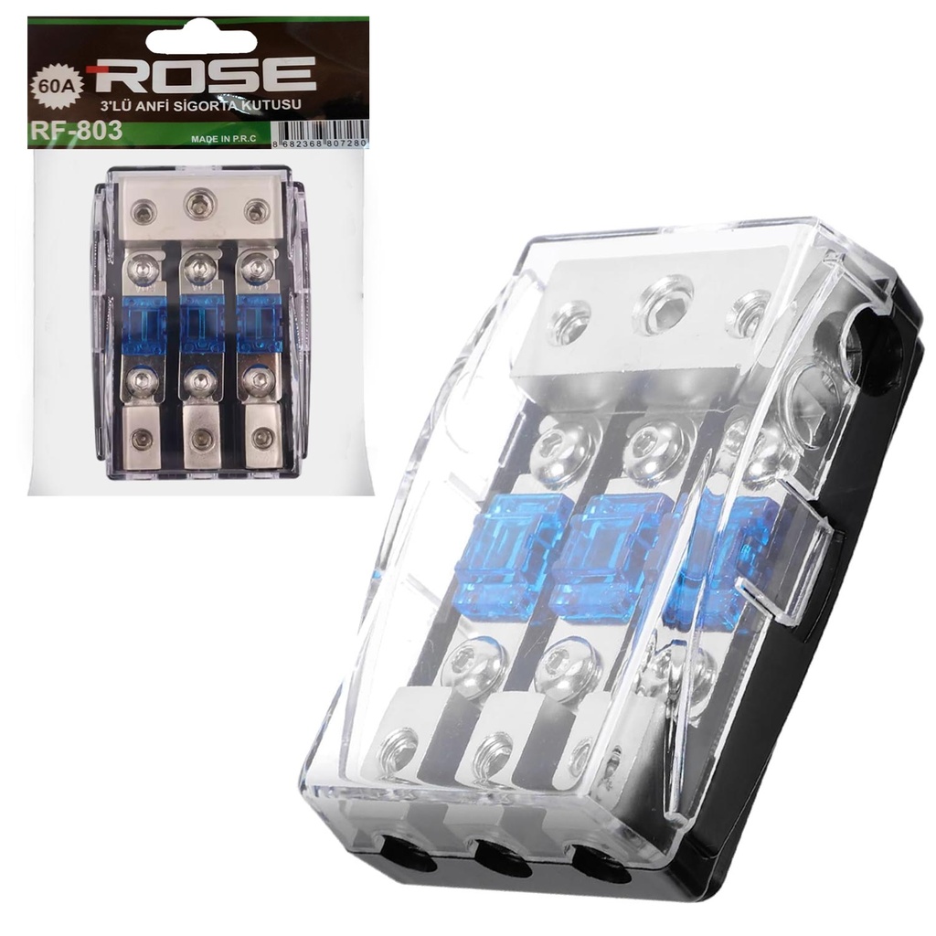 Anfi Sigorta Kutusu 1 Giriş 3 Çıkış Rose RF-803