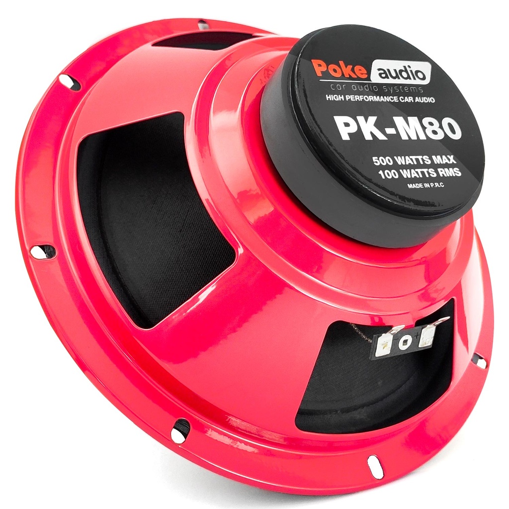 Oto Midrange 20cm 500w 100 Rms Kapaklı 2 Adet Poke PK-M80