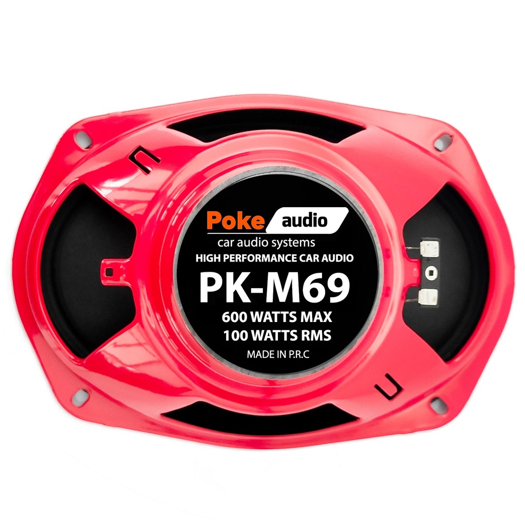 Oto Midrange Oval 600w 100rms Kapaklı 2 Adet Poke PK-M69