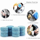 Oto Cam Suyu Tableti Antifirizli Şampuanlı 1 Tablet 4lt Su 10 Adet 20° C