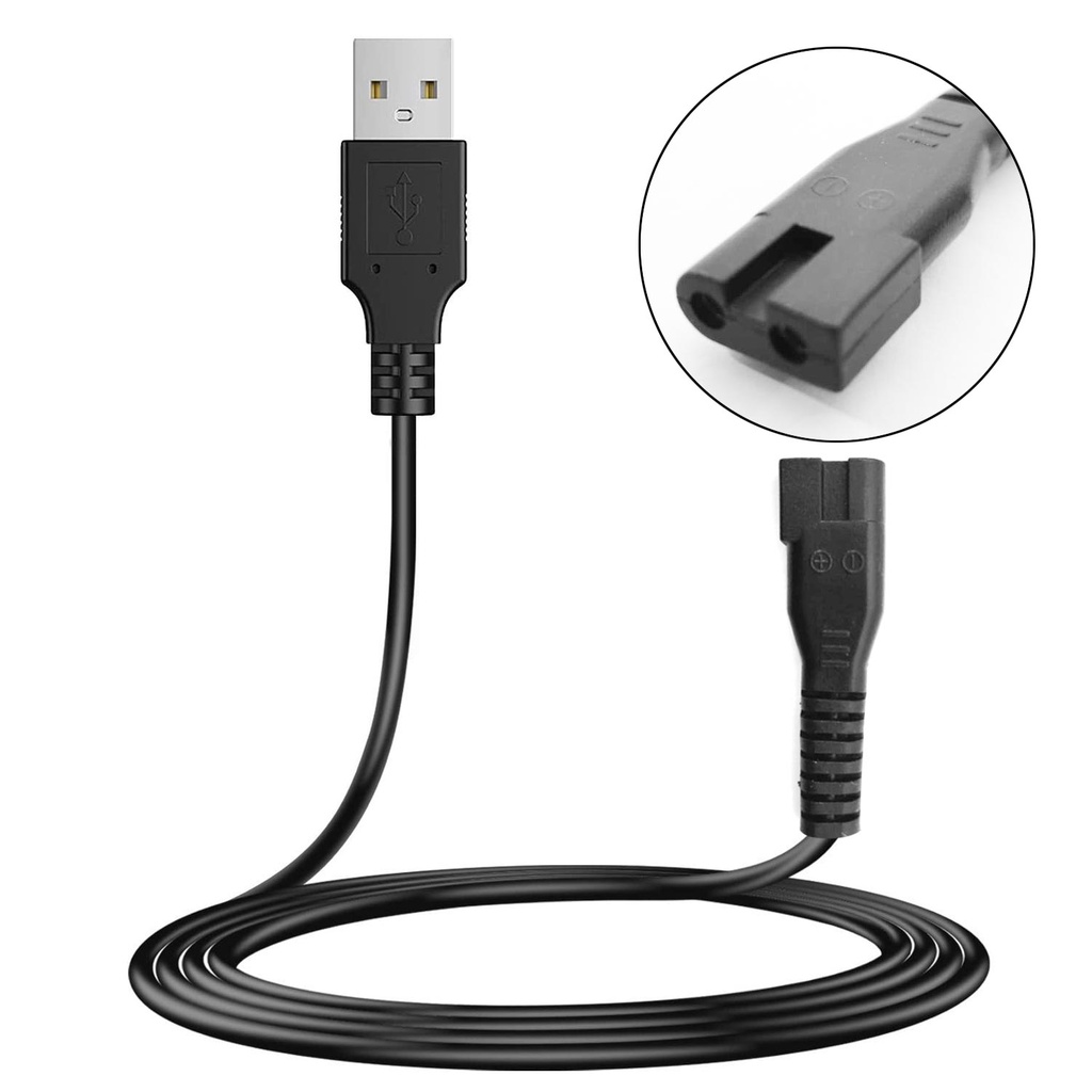 Tıraş Makinası Kablosu Usb 1mt Siyah No8 Fully G-5358