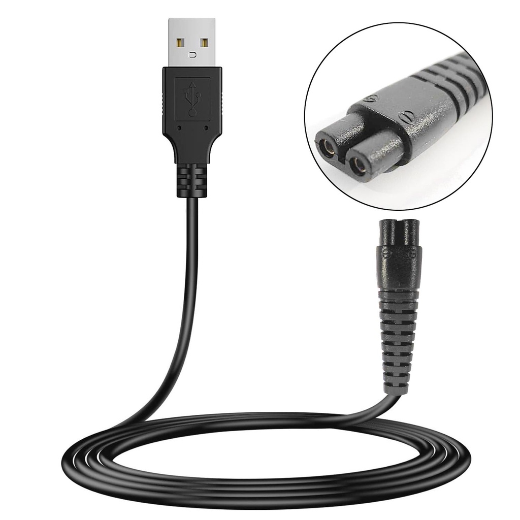 Tıraş Makinası Kablosu Usb 1mt Siyah No7 Fully G-5357