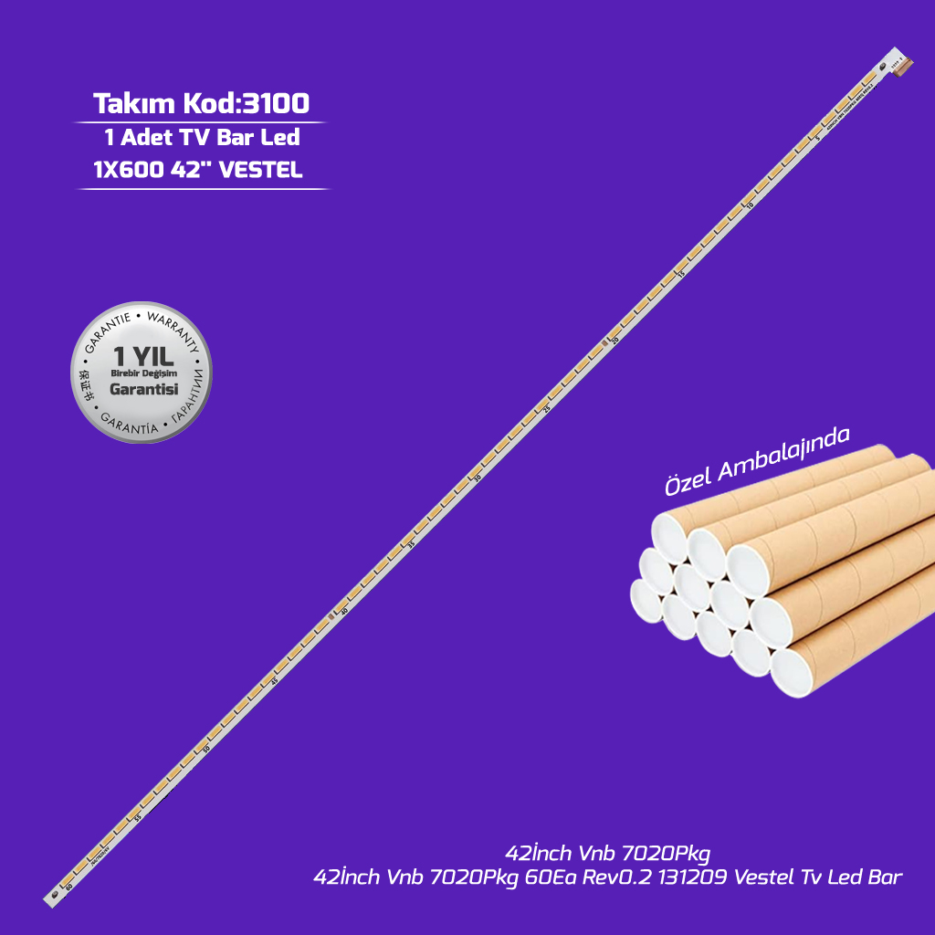 42'' Vnb 7020Pkg 60Ea Rev0.2 131209 Vestel 1adet Tv Led Bar