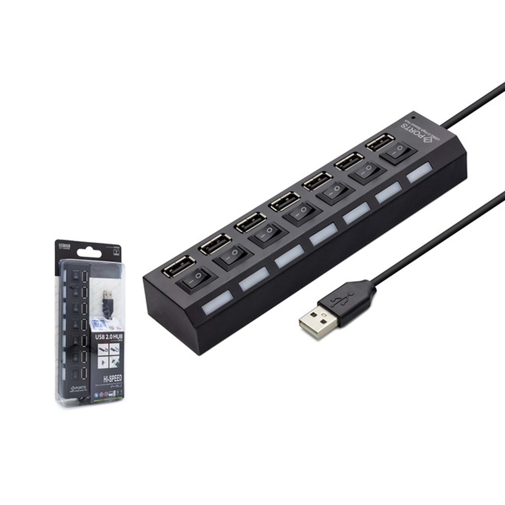 Usb Çoklayıcı 7 li Anahtarlı Hadron HDX-7001  R22
