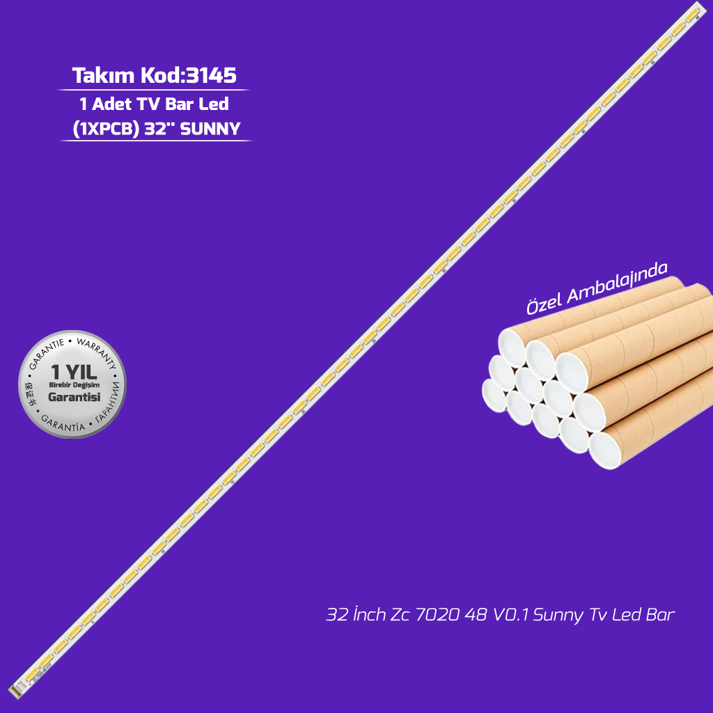 32'' Zc 7020 48 V0.1 SN032LD12AT036-V1STM Sunny Tv Led Bar