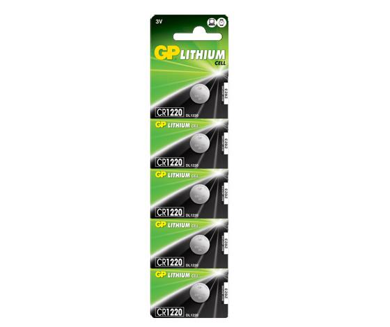 1220 Para Pil 3v Lityum 5 Adet GP-1220
