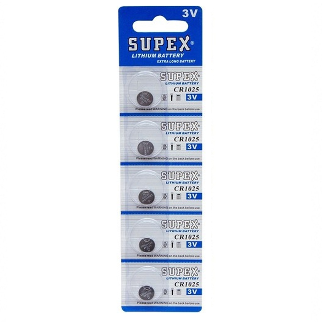 1616 Para Pil 3v Lityum 5 Adet Supex 1616 R33