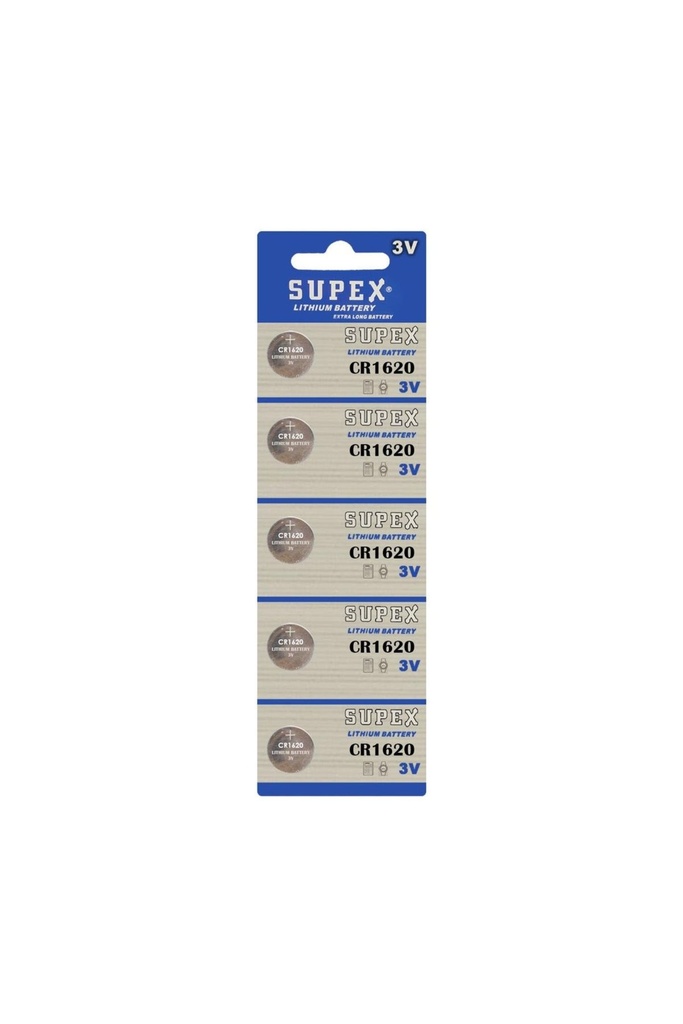 1620 Para Pil 3v Lityum 5 Adet Supex 1620 R29