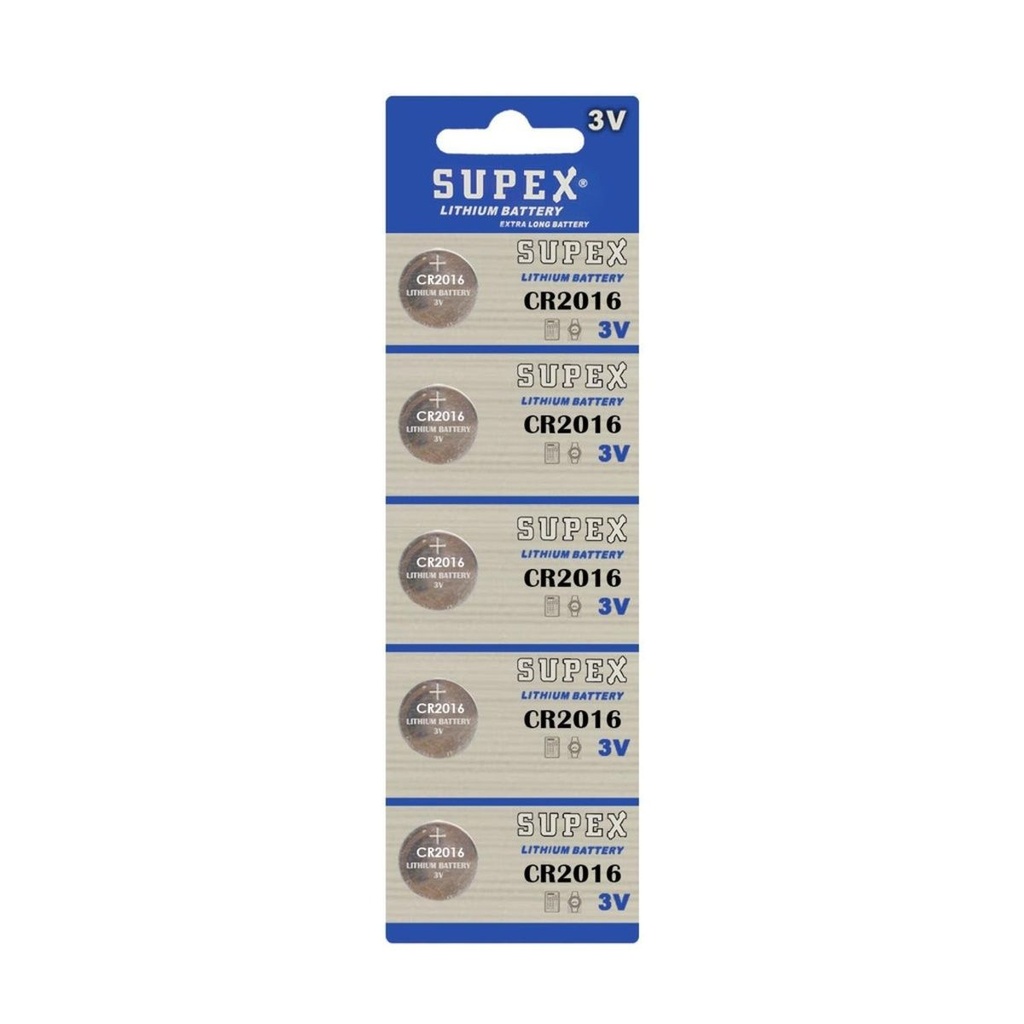 2016 Para Pil 3v Lityum 5 Adet Supex CR-2016