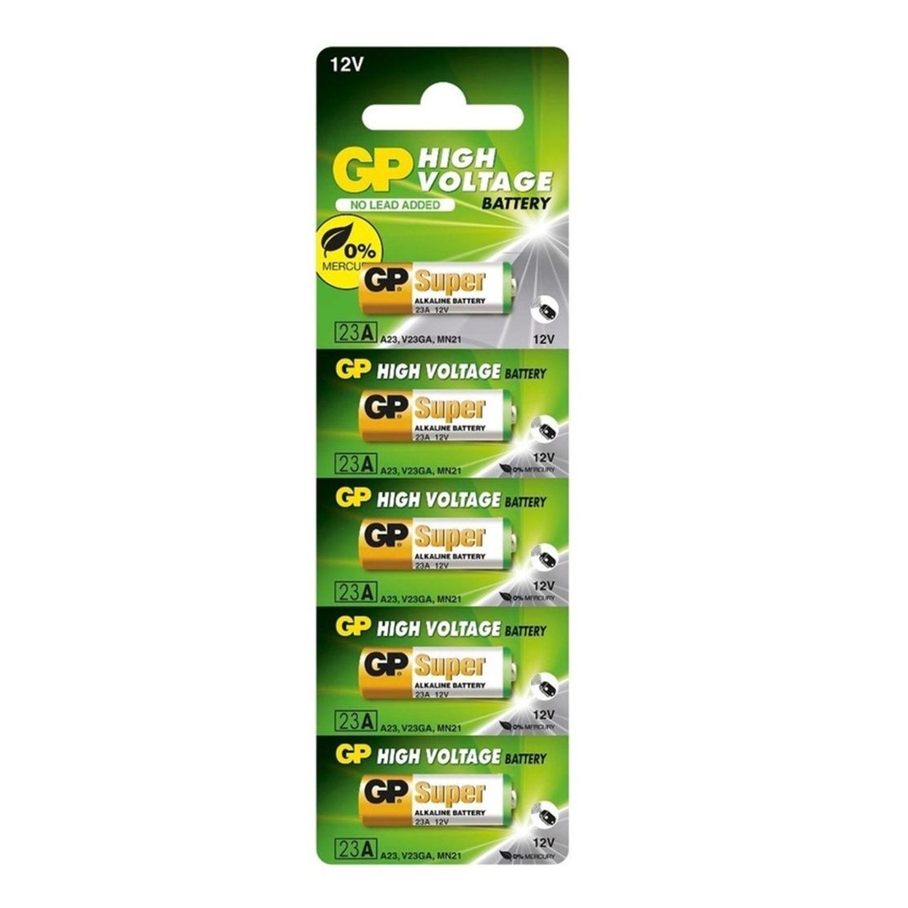 23a Pil 12v Alkalin 5 Adet GP-23A