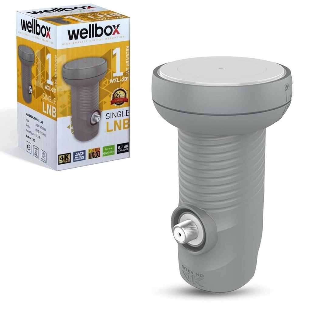 Tekli Lnb Single 0.1DB 3D Wellbox WXL-101