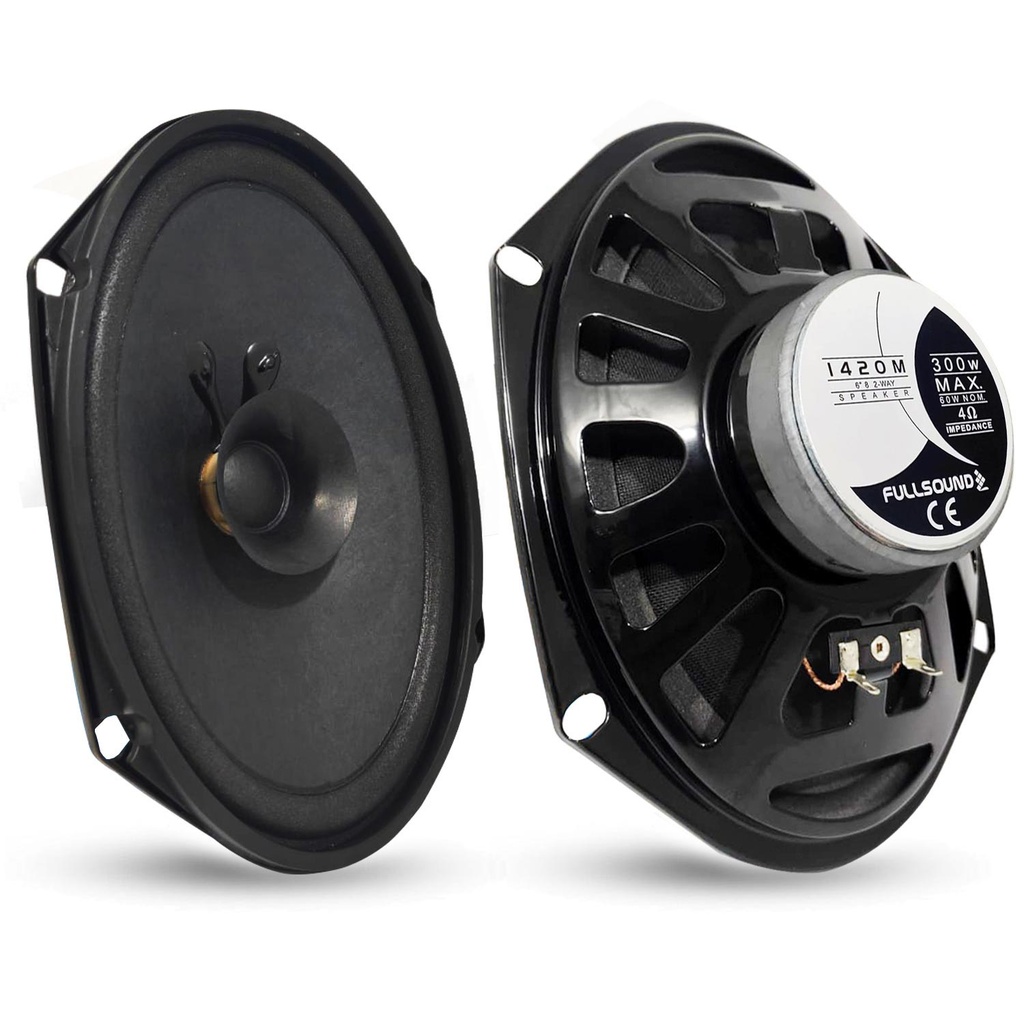 Oval 6x8 Oto Hoparlör Koaksiyel 300w 2 Adet Ford Transit Fullsound K-1420M