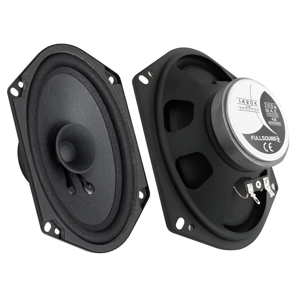 Oto Hoparlör Oval 5x7 200w 2 Adet Ford Fiat Fullsound K-1420K   