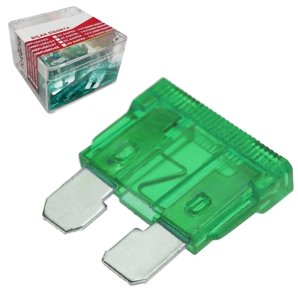 Bıçak Oto Sigorta 30a 100 Adet Fatone FUSE-005  R35