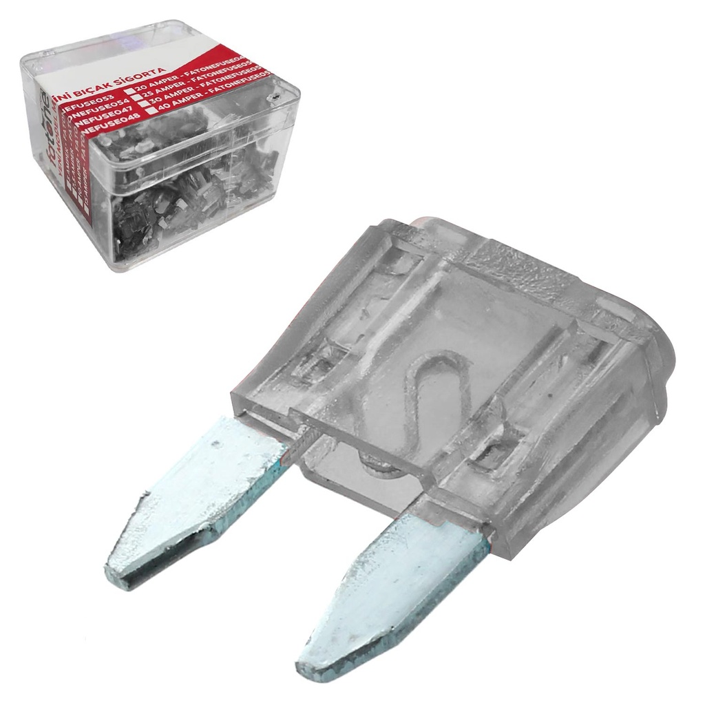 Mini Oto Sigorta 25a 100 Adet Fatone FUSE-41