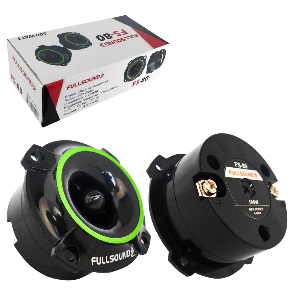 Spl Tweeter 500w 8cm Fullsound FS-80