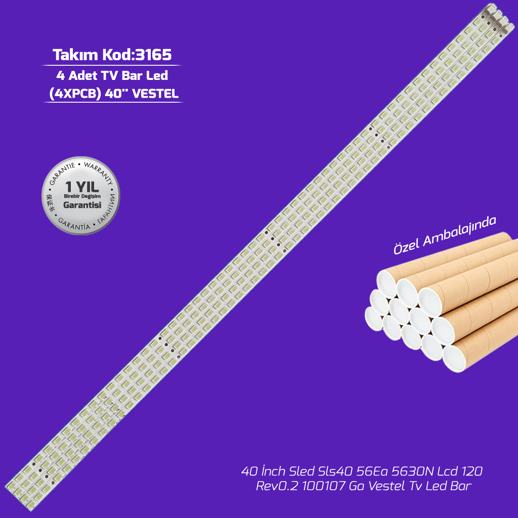 40'' Sled Sls40 56Ea 5630N Lcd 120 Rev0.2 100107 Ga Vestel Tv Led Bar