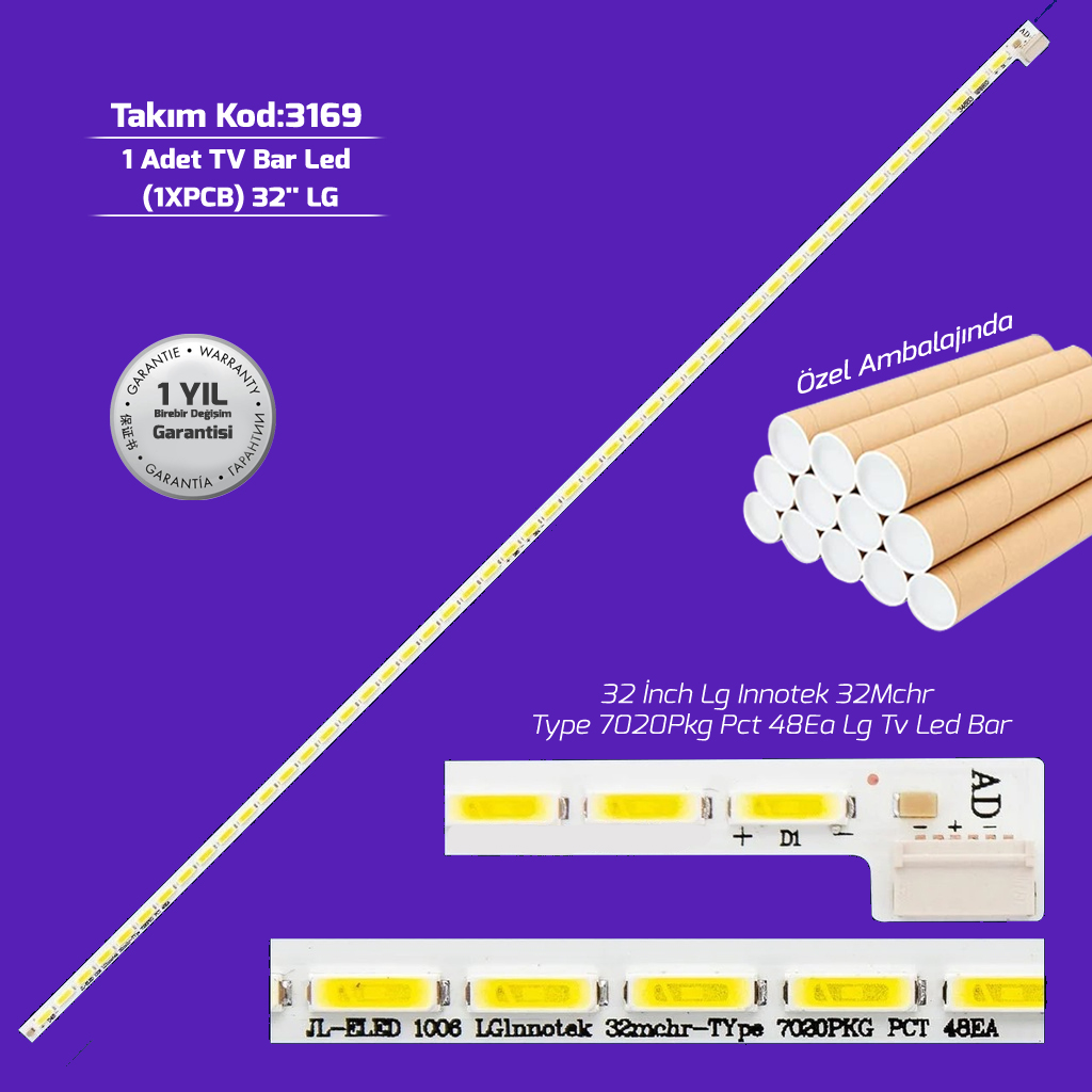 32'' Lg Innotek 32Mchr Type 7020Pkg Pct 48Ea Lg Tv Led Bar