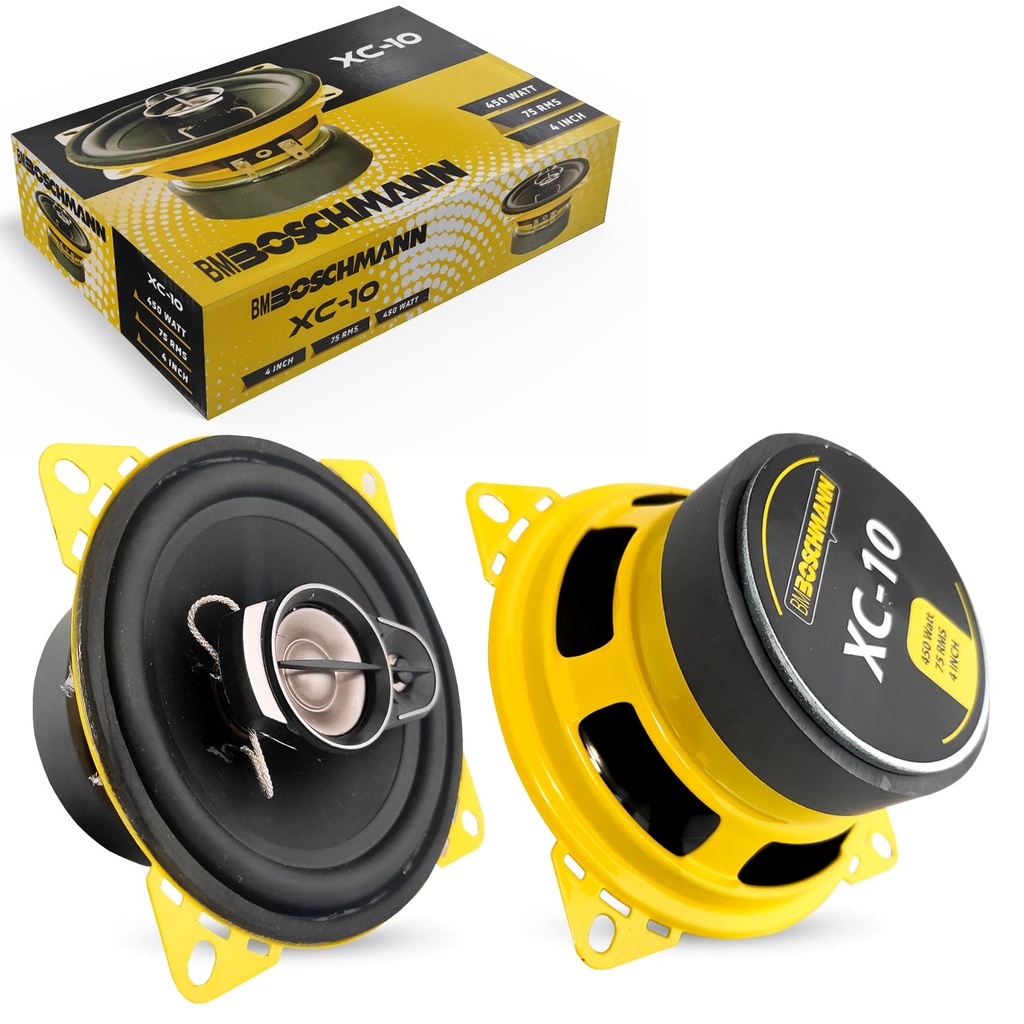 Oto Hoparlör 450w 10cm 2 Adet Boschmann XC-10