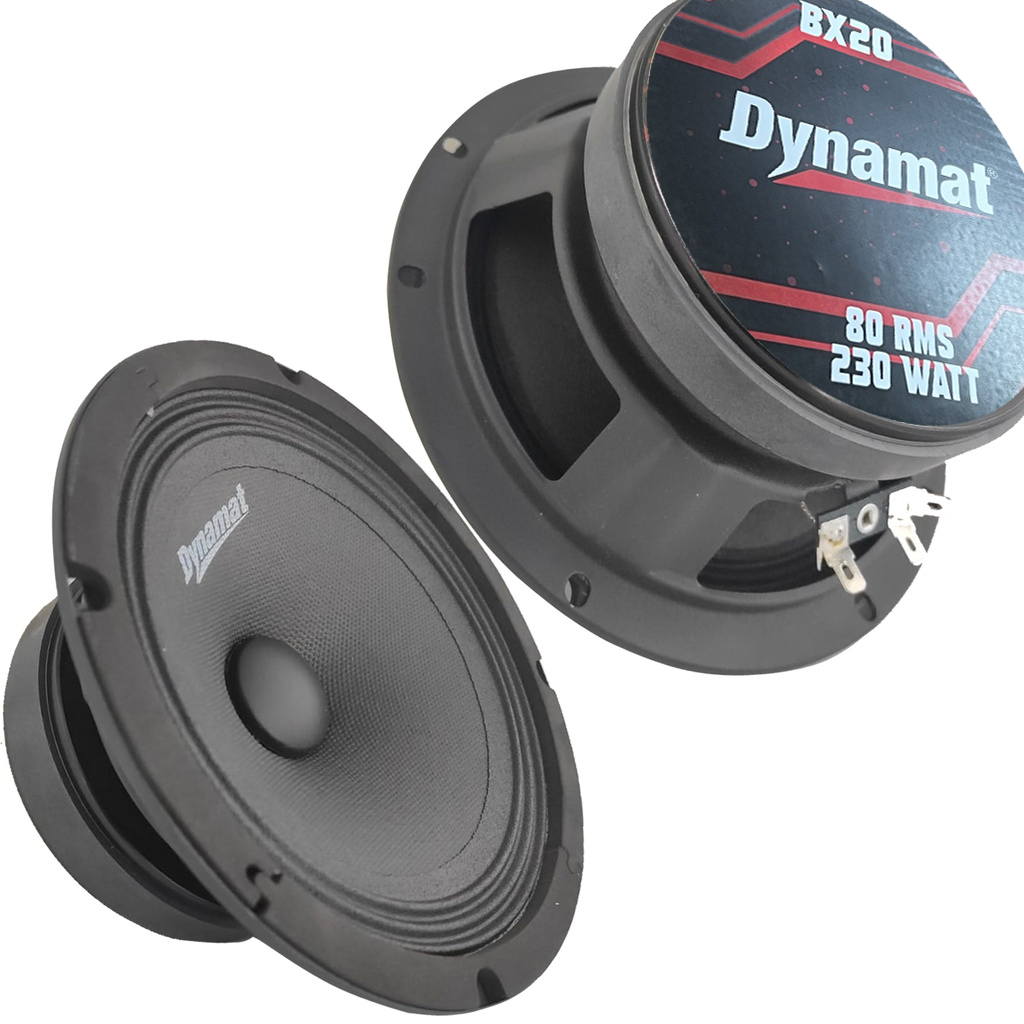 Oto Midrange 20cm 230w 80Rms Dynamat Bx-20  